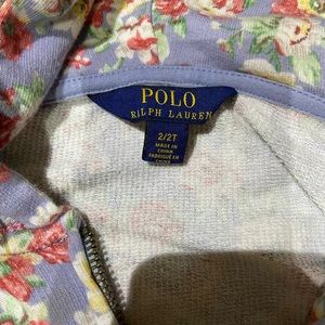 cute girl's flower print sweater